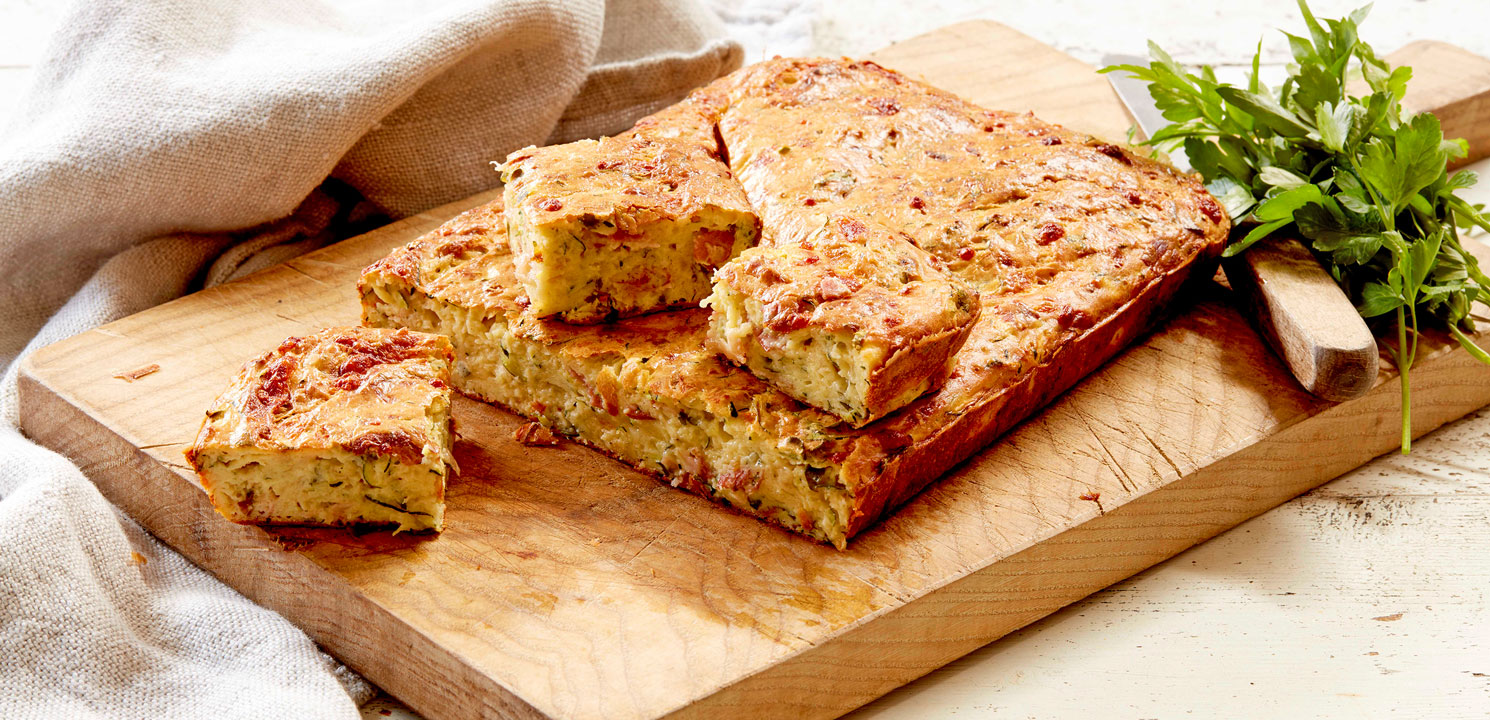 Zucchini, Herb and Pancetta Frittata